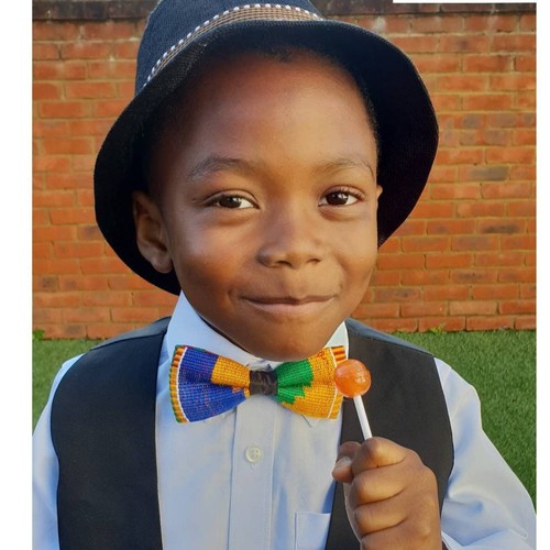 African print bowtie - print, bow