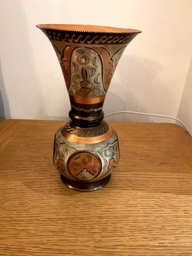Vintage turkish hand etched - turkish,