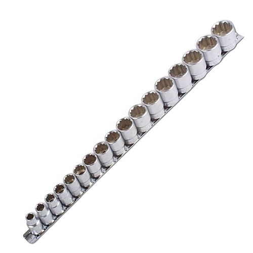 Socket set drive shallow - socket, 3/8"