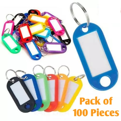 100pcs coloured plastic key - coloured,