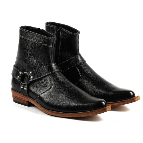 Mens black leather - mens, harness