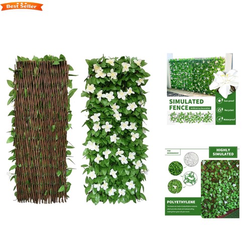 Expandable faux ivy privacy - expandable,