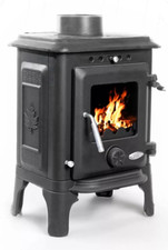 Burning Stove York Wood 4.5KW Fireplace Cast Iron Eco Design Test Approved