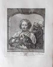 18thC OLD MASTER  ETCHING -