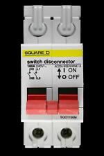 SQUARE D 100 AMP DOUBLE POLE MAIN SWITCH DISCONNECTOR SQO1100M
