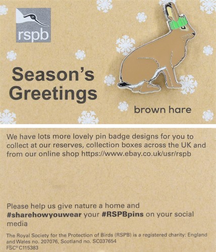 Rspb pin badge special - badge,