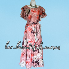 JOANNA HOPE JACQUARD FLORAL WEDDING OCCASION PARTY DRESS SIZE 18 new with tags