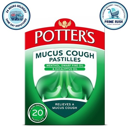 Potter mucus cough pastilles - potter's,