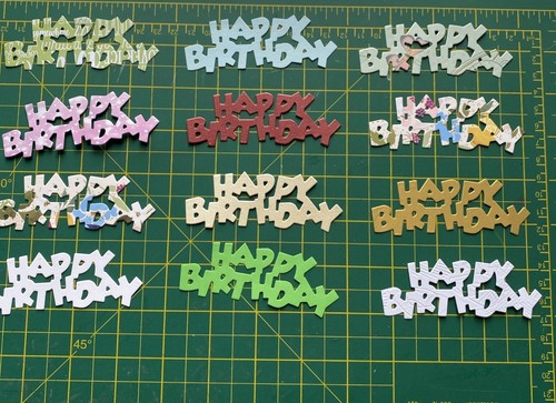 Happy birthday die - birthday, x12