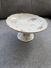 Vintage china floral pedestal - china,