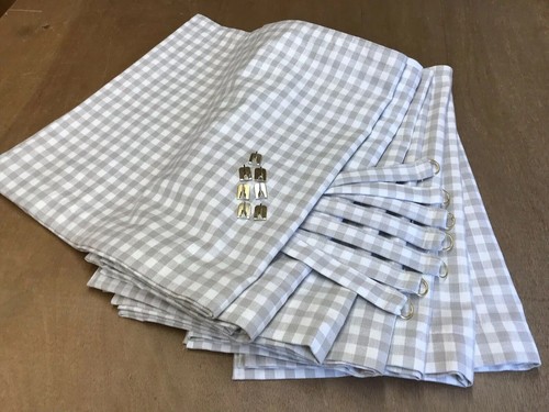 Gingham part linen camper - part,