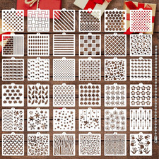 36 PCS Cookie Stencil, Royal