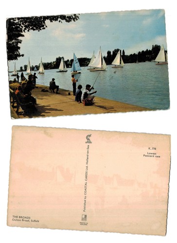 Postcard oulton broad the - -,