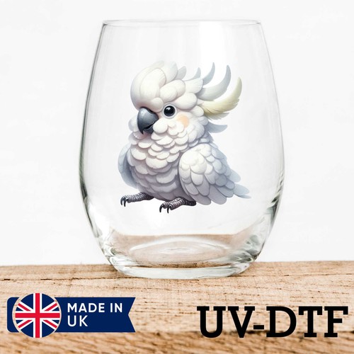White cockatoo 8pcs - cockatoo, dtf