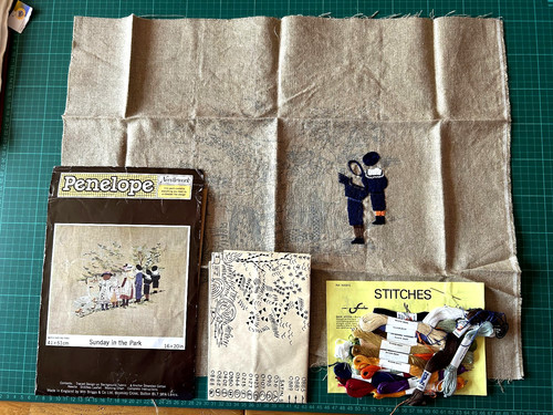 Vintage penelope embroidery - penelope,