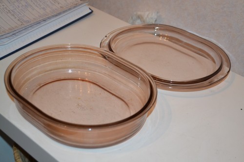 Pyrex smoked glass - pyrex, oven