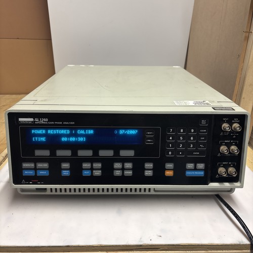 Solartron schlumberger 1260 - solartron/schlumberger,