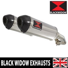 XT 660 Z TENERE 08-17 Exhaust Silencer Kit 300mm Oval End Cans 300ST