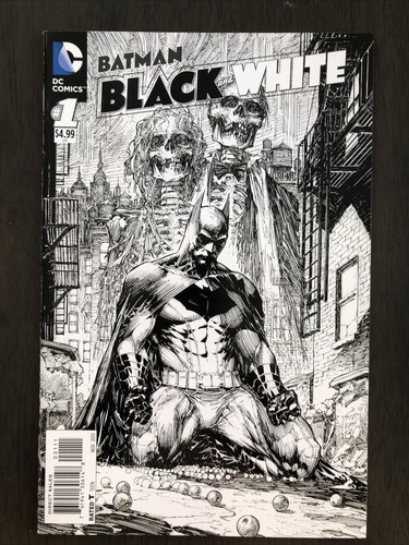 Batman black and white - and,