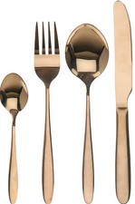 16-Piece Stainless Steel Gold