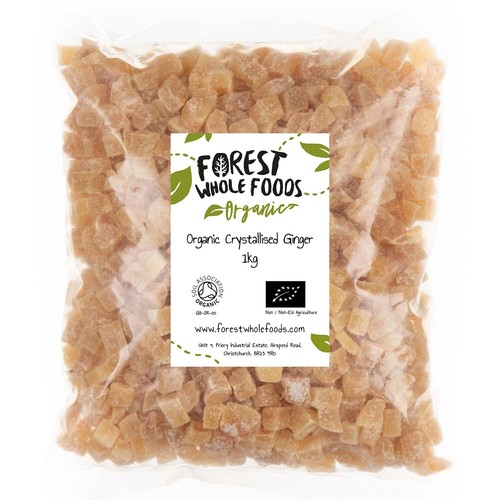 Organic crystallised ginger - organic,