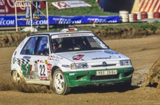 Emil Triner Pavel Stanc Skoda Felicia WRC Rally Car 1995 Old Photo 1