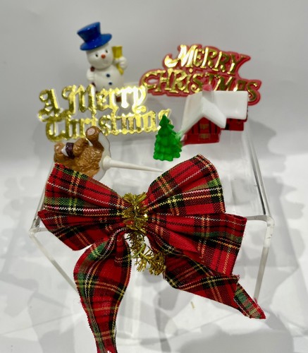 Christmas cake decorations - christmas,
