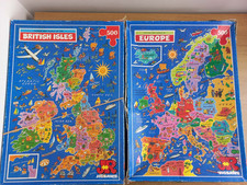 JR Puzzles Picture Map Of