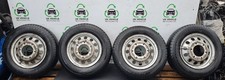 MK8 FORD TRANSIT 350 TWIN WHEEL 4 X STEEL WHEELS WITH MATCHING 195 75 16 TYRES