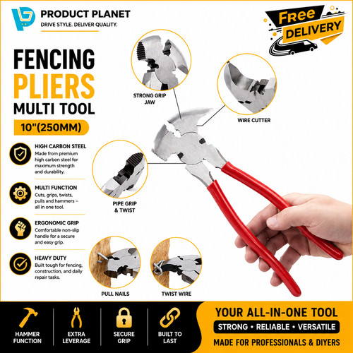 Fencing pliers multi tool - 10",