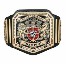 WWE World Championship Wrestling UK Replica Title Belt 2mm/4mm Brass Metal Plate