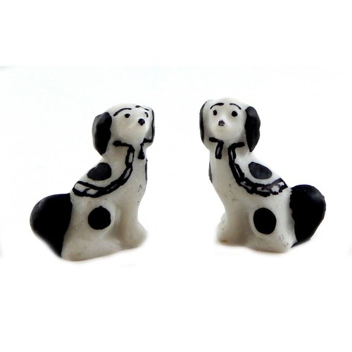 Dolls house pair staffordshire - dolls,