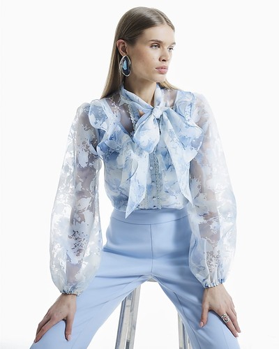 River island womens shirt - shirt, blue