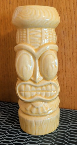 Mooneyes yellow tiki mug - tiki,