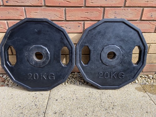 20kg hex rubber olympic - x,