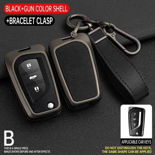 Metal car key fob - car, case