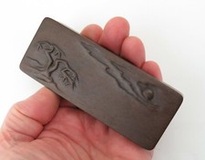 Exquisite carved walnut treen
