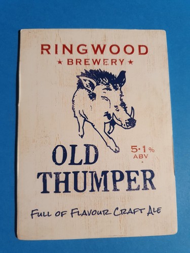 Ringwood brewery old thumper - brewery,