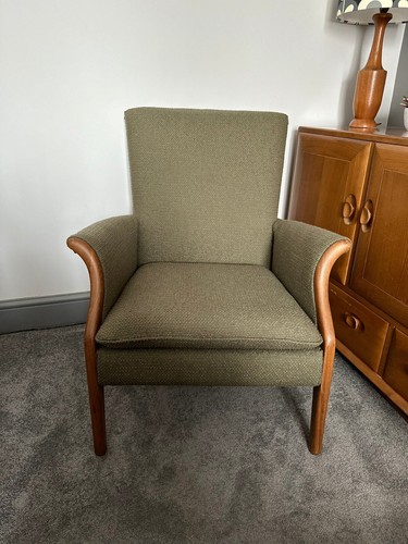 Reupholstered parker knoll arm - reupholstered,
