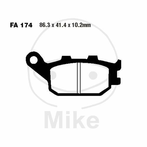 Pair pads ebc fa174hh - pads, hh