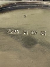 Art Deco 1940 Sterling Silver Compact Birmingham Joseph Gloster Ltd 65g