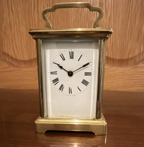 Antique brass glass - &,
