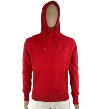SuperDry Men Red Sweat Hoodie Sweater Jumper Size XS
