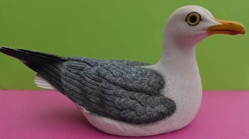 Seagull ornament figurine - seagull,