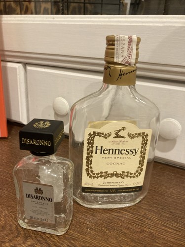 Empty mini glass disaronno - empty,