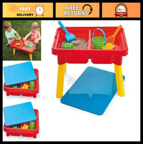 Toddler sensory table with lid - table,