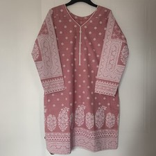 3pc Pakistani Designer Al Karam Stitched Asian Kurta Trouser With Dupatta