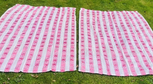 Vtg 60s pink - 60s, striped