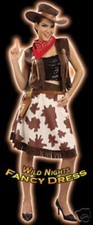 Ladies Cowgirl Wild West Costume