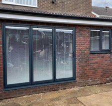 Aluminium fold doors with - doors,
